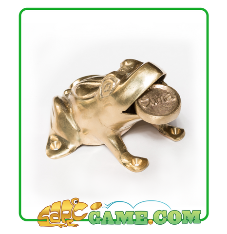 SUMA SAPO® Game - Authentic Peruvian Brass SAPO Game Frog - Sapito