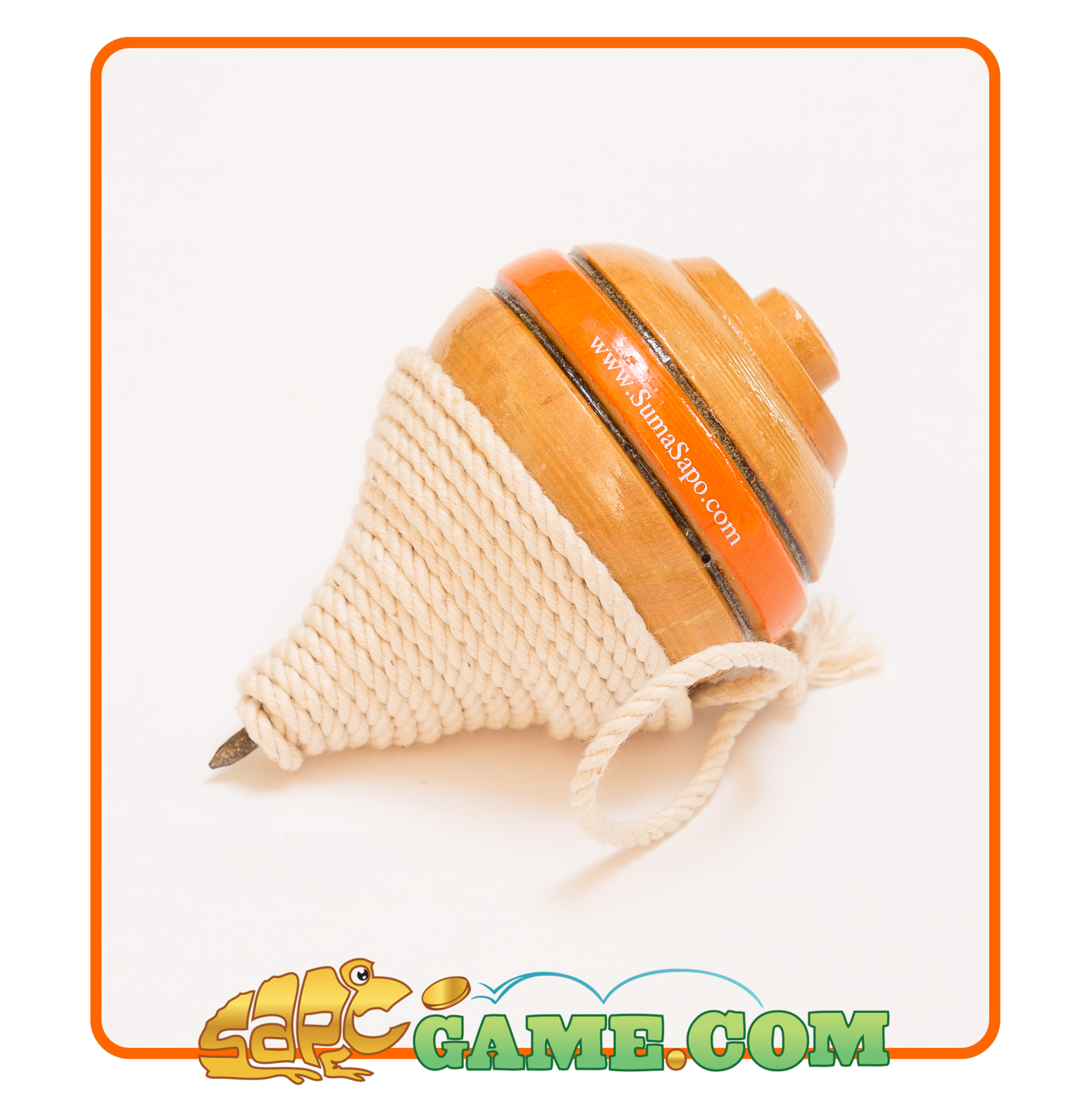 Peruvian & Authentic Wood Spinning Top - 4 PACK – SapoGame.com