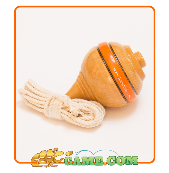 Peruvian & Authentic Wood Spinning Top - 4 PACK
