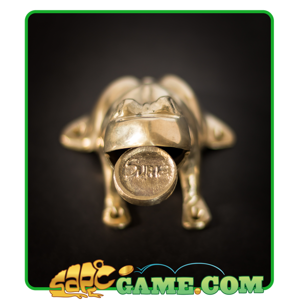 SUMA SAPO® Game - Authentic Peruvian Brass SAPO Game Frog - Sapito