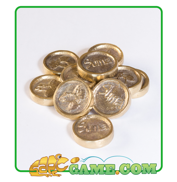 SUMA SAPO® Token Set - Olive Color Leather Pouch - FREE SHIPPING