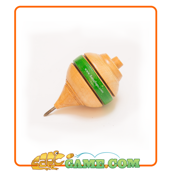 Peruvian & Authentic Wood Spinning Top - 4 PACK