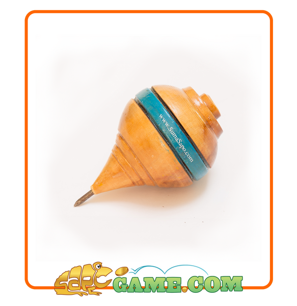 Peruvian & Authentic Wood Spinning Top - 4 PACK