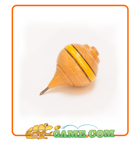 Peruvian & Authentic Wood Spinning Top - 4 PACK