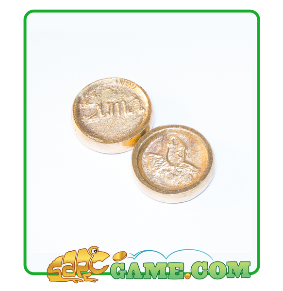 SUMA Juego de SAPO Game - Token Set - TAN Leather Pouch - FREE SHIPPING